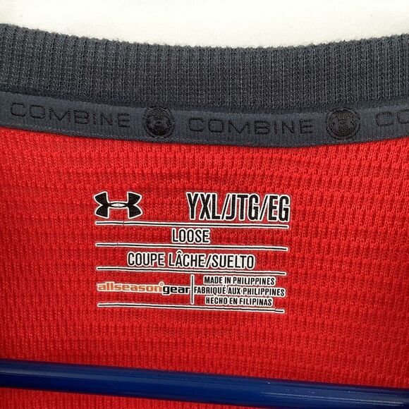 EUC Boys Under Armour Combine Ling Sleeved‎ DriFit Top - YXL - Picture 4 of 6